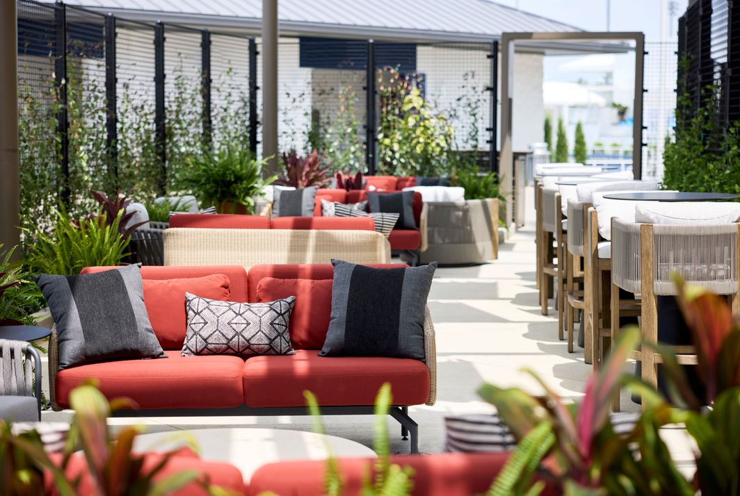 The grounds now feature 42,670 locally grown annuals -- covering an area of 43,650 square feet of greenhouse space, or 3.3 acres.